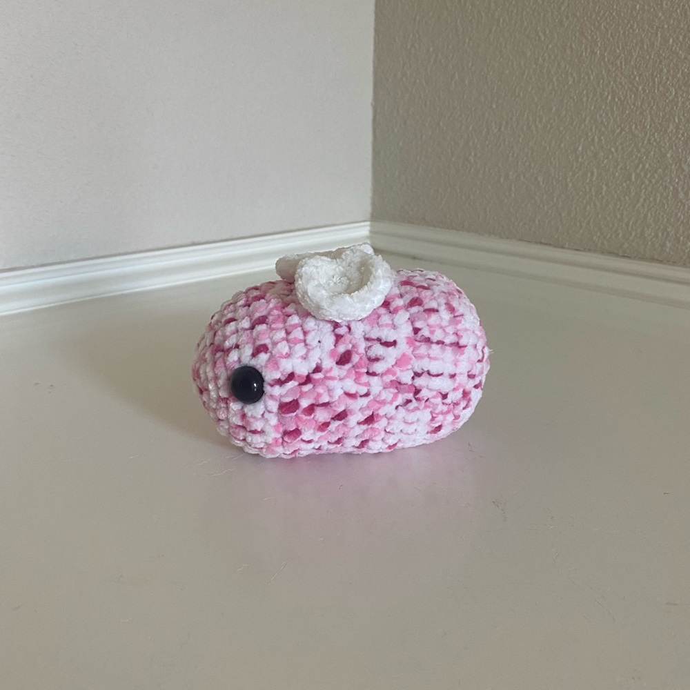 Miniature love bee! Handmade crochet bee!